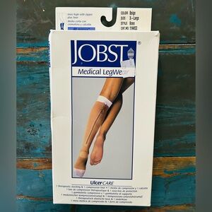 Beige Medical Legwear Zipper 114453